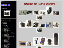 Tablet Screenshot of kamerasamling.nl